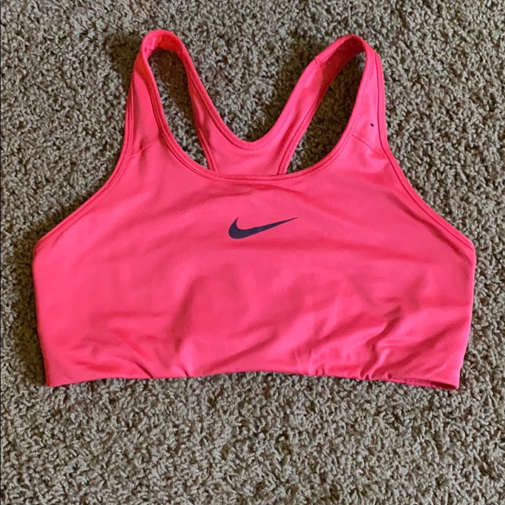 Large pink Nike sports bra!